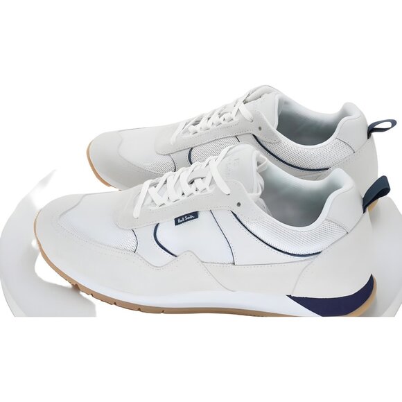 PS Paul Smith Will White Suede Low-Top Sneakers Men US 11 EU 44 - Picture 2 of 6